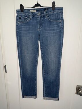 Ag Adriano Goldschmied the Stevie roll-up jeans 26R EUC
